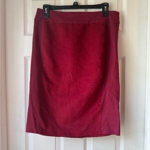 Liz Claiborne Rich Red Pencil Skirt